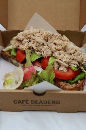 crab tartine - 上環的Cafe Deadend