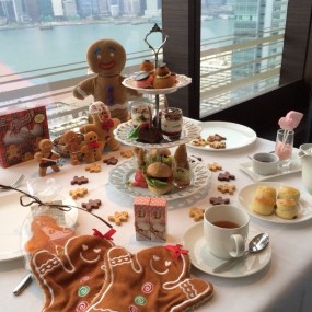 Happy tea time with gingerbread man - 尖沙咀的Sorriso意大利餐廳