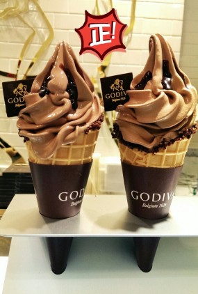 chocolate ice cream - 銅鑼灣的Godiva Chocolatier