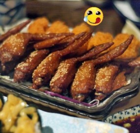 芝麻雞翼 - 中環的大喜屋日本料理