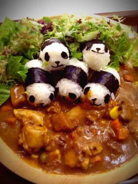 Panda curry rice  - 鰂魚涌的紅丸甜品
