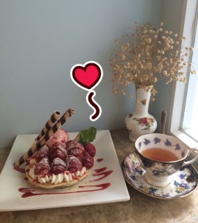 草莓雪糕 - 旺角的茉莉茶館