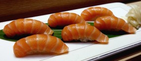 三文魚腩壽司 - 銅鑼灣的千里禪新懷石料理