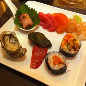 Sushi,sashimi and oyster - 中環的Armani / Aqua