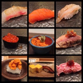 Sushi set  - 中環的鮨佐瀬