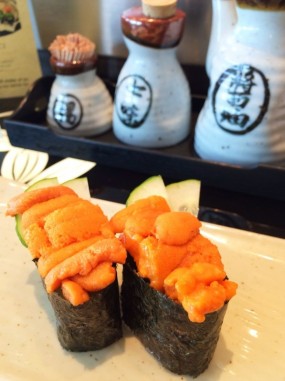 Sea Urchin Sushi - 銅鑼灣的白鮨