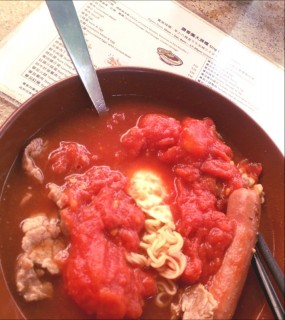 Tomato noodle soup - 中環的勝香園