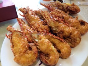 脆皮芝士焗龍蝦 - 屯門的南記海鮮飯店