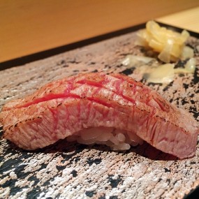 燒吞拿魚腩壽司 | Aburi Toro Sushi - 中環的銀座いわ