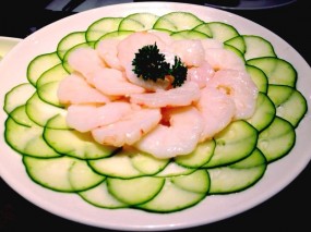 Shrimp &amp; cucumber  - 尖沙咀的大都烤鴨