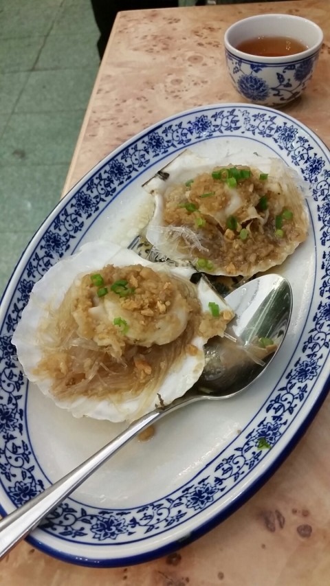 蒜蓉粉丝蒸元贝 粤来顺 yuet lai shun in mong kok shenzhen