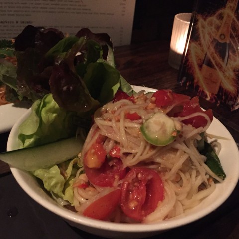 spicy papaya salad