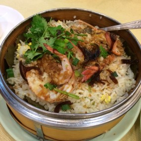 籠仔蒸蝦飯 - 九龍城的燦記路邊雞海鮮飯店
