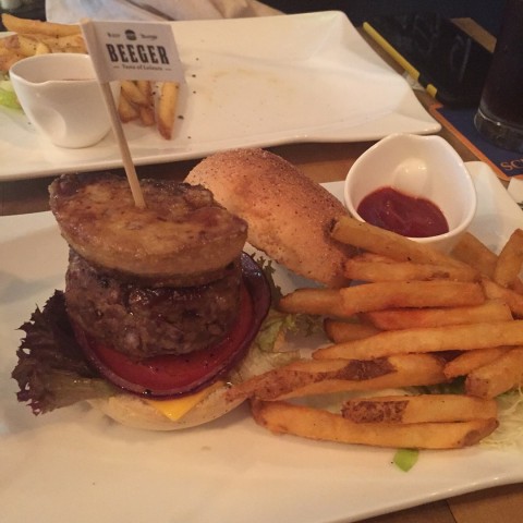 foie gras beef burger - 天后的beeger