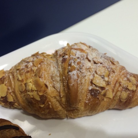 almond croissant - yummy! mop$ 18