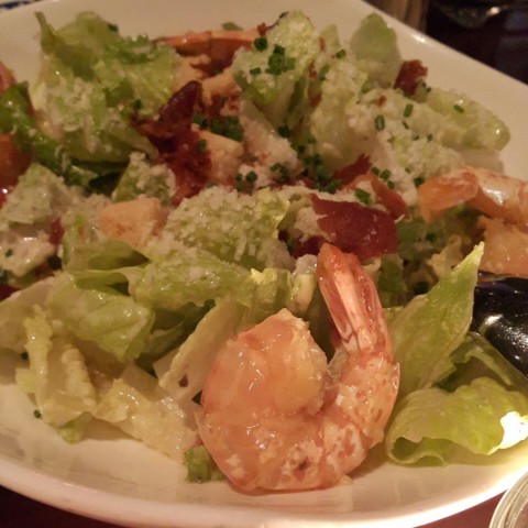 ceaser salad with prawns