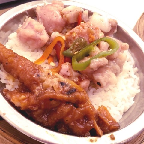 鳳爪排骨飯