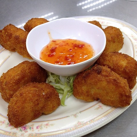 prawn cakes