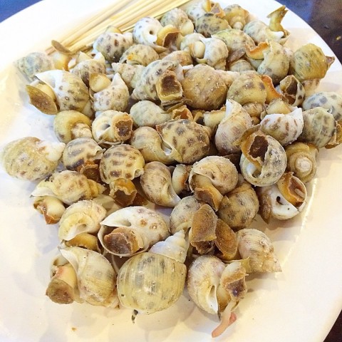 盐焗花螺 - 新德记渔村海鲜酒家 in sai kung