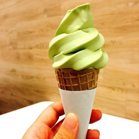 motcha icecream - ikea bistro in kowloon bay