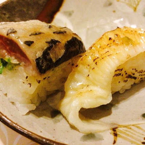 鲽鱼边寿司 沙甸鱼寿司