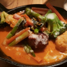 紅咖喱肉丸配薯條🍟 - 尖沙咀的泰贊- 創意泰餐廳