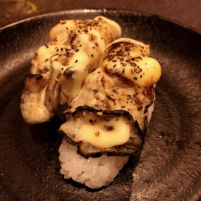 炙燒黑椒蠔sushi - 旺角的元気寿司