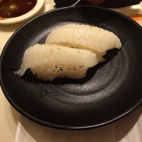 炙燒左口魚裙邊 Seared Olive Flounder Muscle 炙りえんがわ - 金鐘的元気寿司