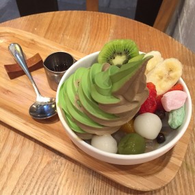 Fruit Mix Soft Cream Shira change HJ/Matcha - 銅鑼灣的Via Tokyo