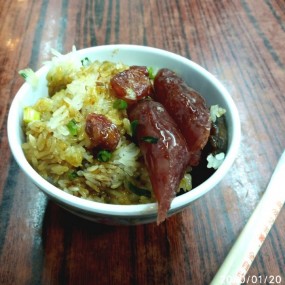 什錦臘味糯米飯、臘腸 - Keung Kee in Wan Chai 